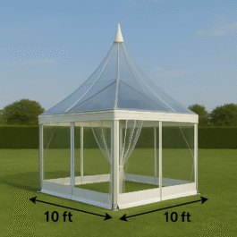 Transparent Closed Pagoda (10ft x 10ft)