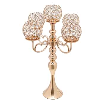 Short 5 Arms Candelabra - Image 2