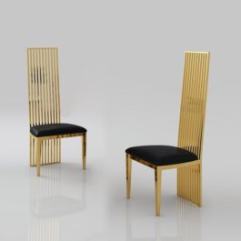 Gold High Back Chairs