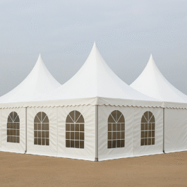 White Closed Pagoda (40ft x 40ft)